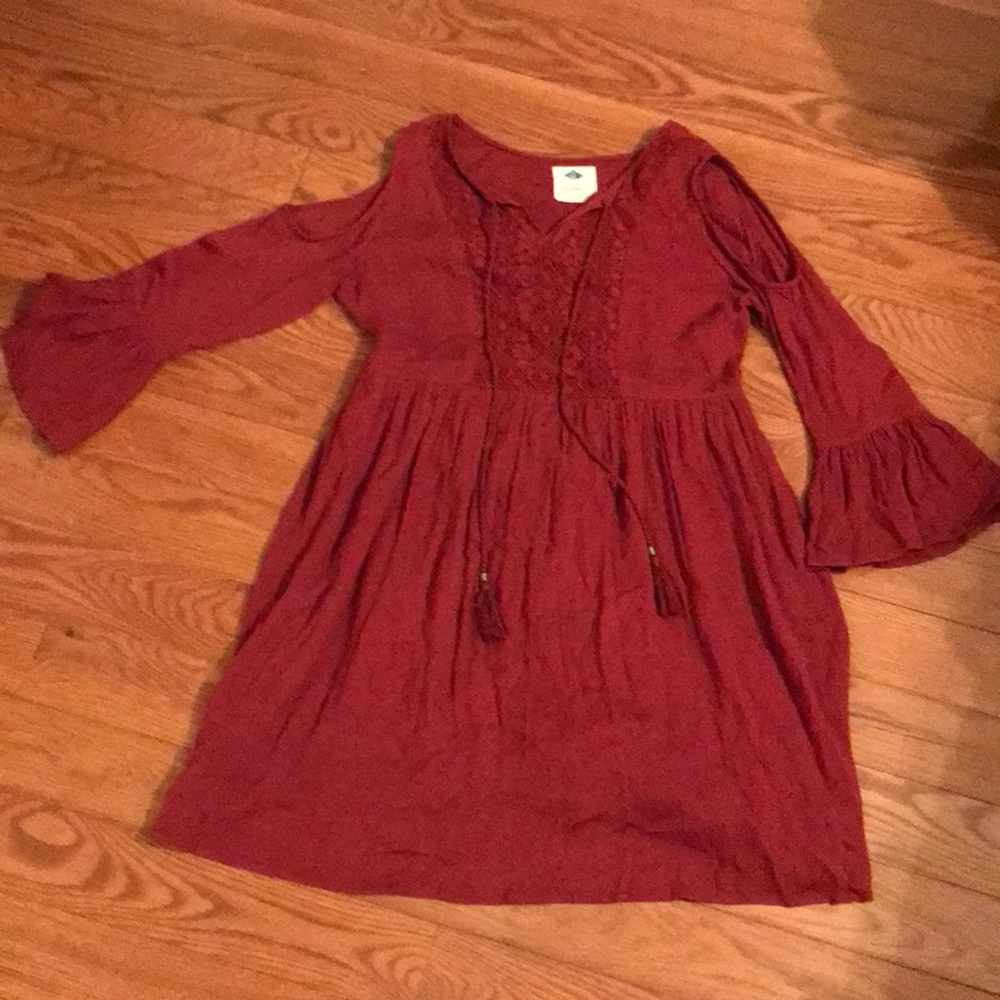 Cold shoulder dress